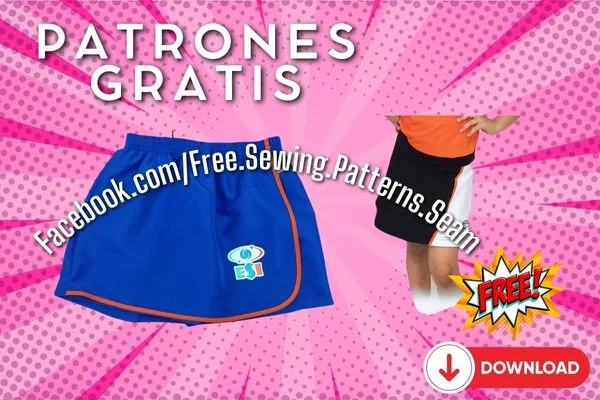 Pollera falda Short de Niña 2025 Pollera falda Short de Niña