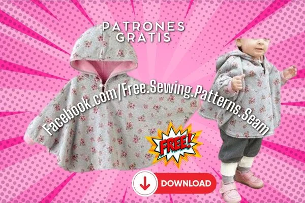 PDF Poncho Infantil para imprimir 2025 PDF Poncho Infantil para imprimir